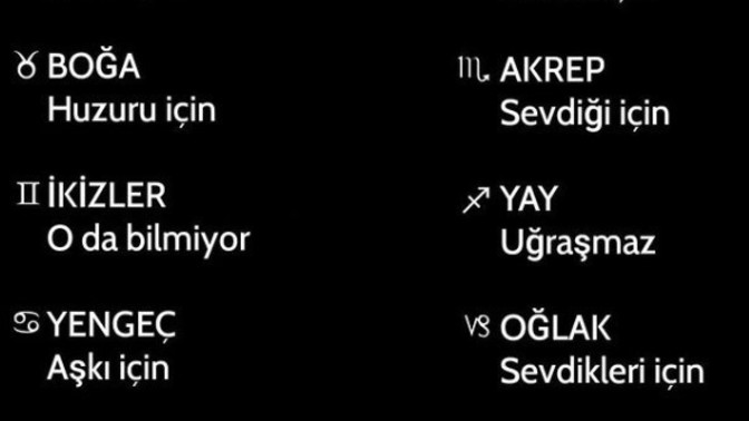 Burçlar dünyayı yakarsa neden yakar?