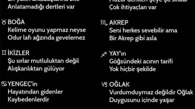 Burcun için anlatılanlar nelermiş bakalım?