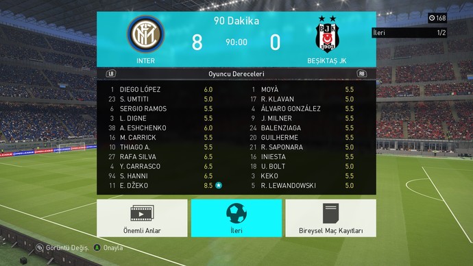 Bir futbol oyununda aldığınız en farklı mağlubiyet nedir?