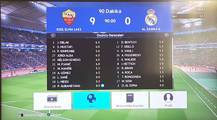 Bir futbol oyununda aldığınız en farklı mağlubiyet nedir?