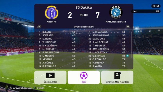 Bir futbol oyununda aldığınız en farklı mağlubiyet nedir?