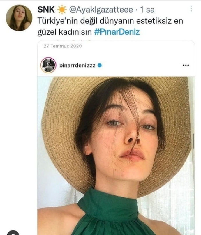 Pınar Deniz sizce dünyanın en güzel kadını mı?