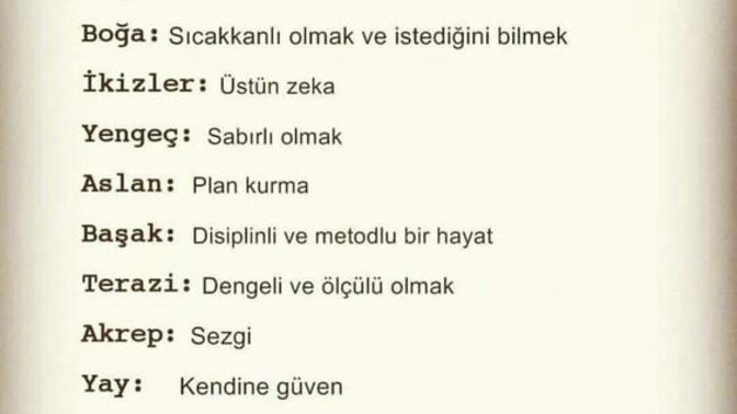 Burçların üstün yetenekleri nelerdir?
