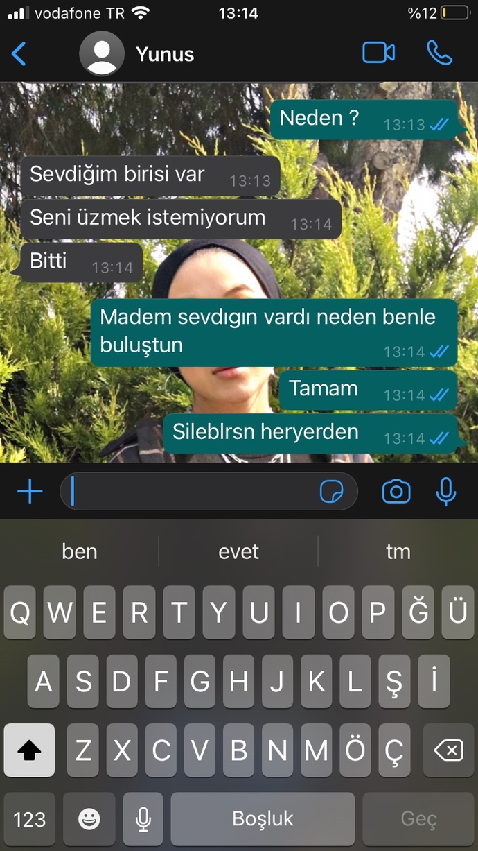 Sevgilimle daha dün buluştuk bugün direkt bitirdi, neden böyle yaptı?