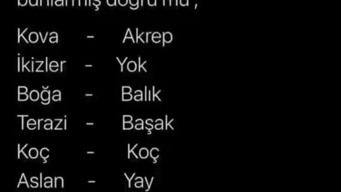 Hangi burç ile mutlu oluyorsun acaba?