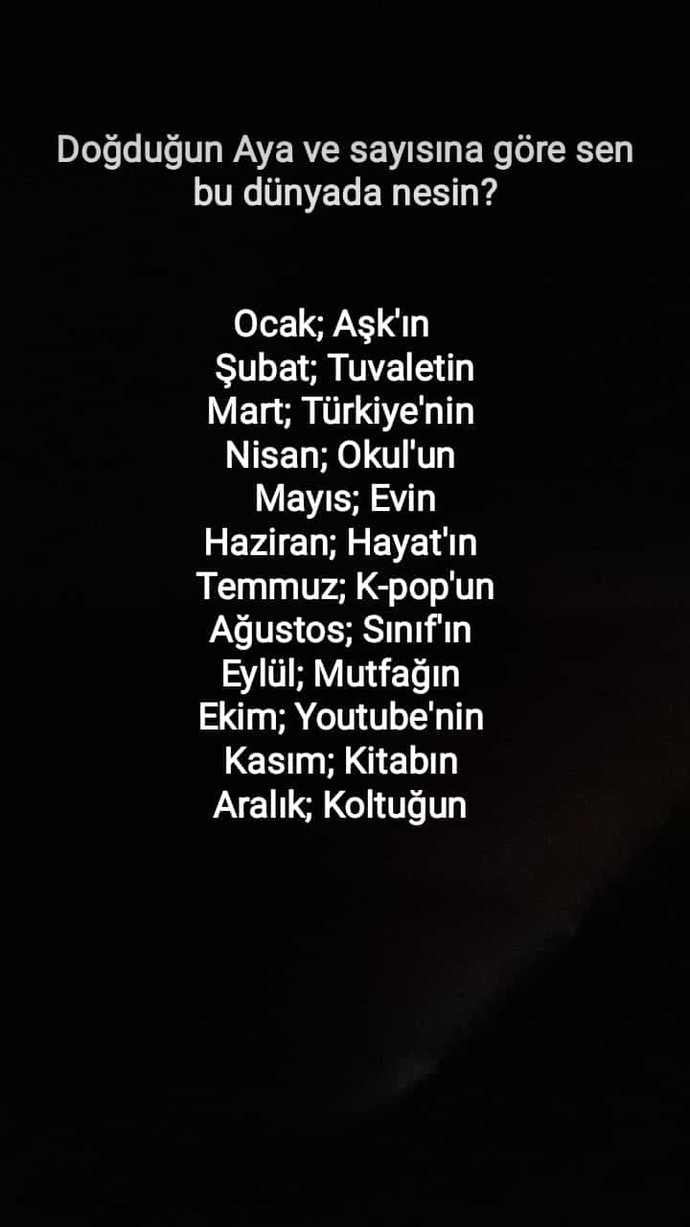 Doğduğun Aya ve sayısına göre sen dünyanın neyisin?