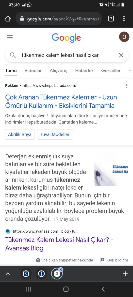 Şu an tarayıcınızındaki en son sayfaya birlikte bakıyor olsak neye bakardık?