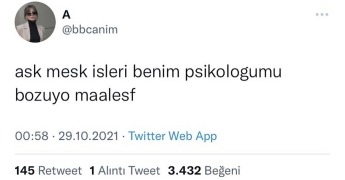 Yalnızlığın, huzurun, sükûnetin müptelasıyız