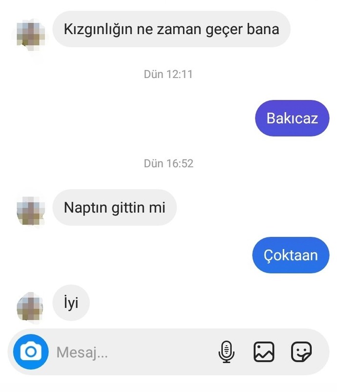 Dün görüştük bugün hiç yazmadı, neden olabilir?