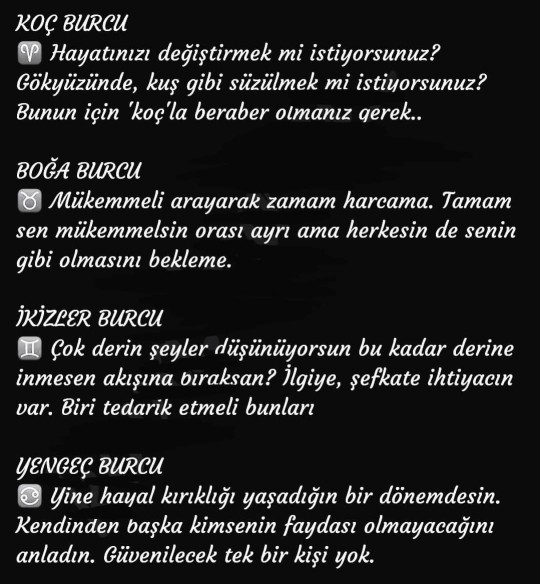 Burcunun bugünkü yorumunu görmek ister misin?