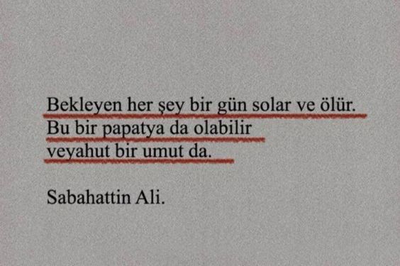 Bir insan beklemekten ne zaman vazgeçer, umutları tükendiğinde mi?