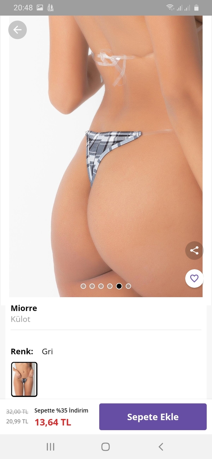 Fantezi için bu külot sizce güzel mi?