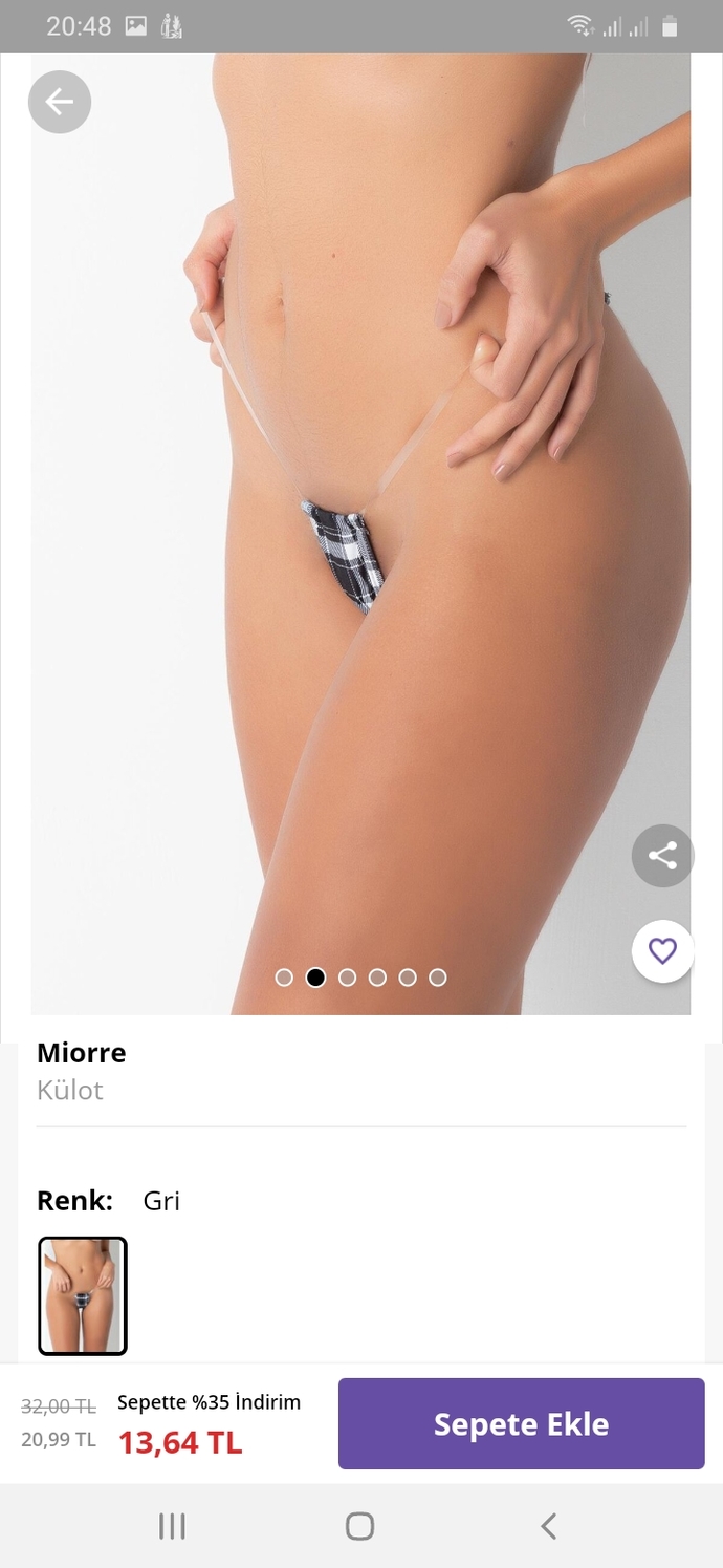 Fantezi için bu külot sizce güzel mi?