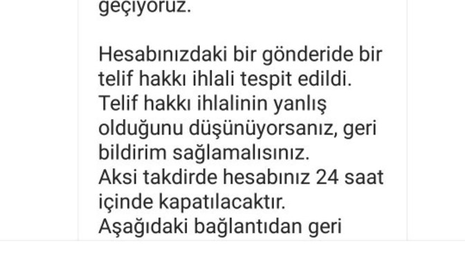 Arkadaşlar Instagram hesabım çalındı bu şekilde ne yapabilirim?