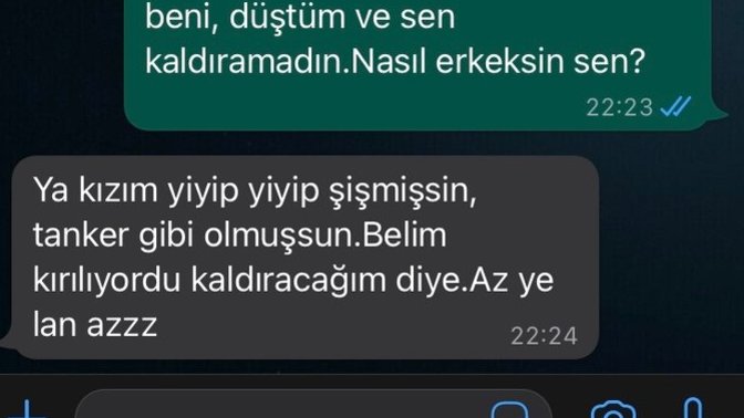 Sevgilim bana tanker gibisin dedi, ayrılmalı mıyım😞😞?