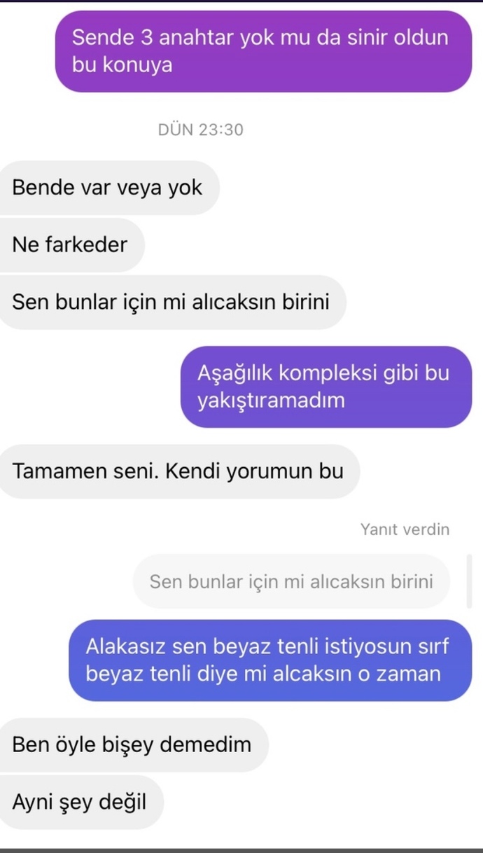 Durduk yere bu konuyu açan çocuğun parası yok mu?