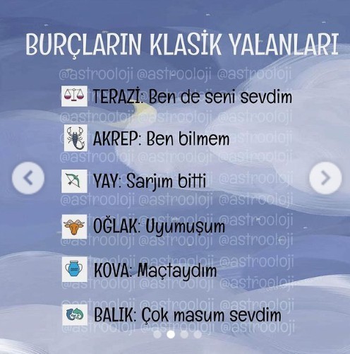 Burçların klasik yalanları nelermiş bakalım?