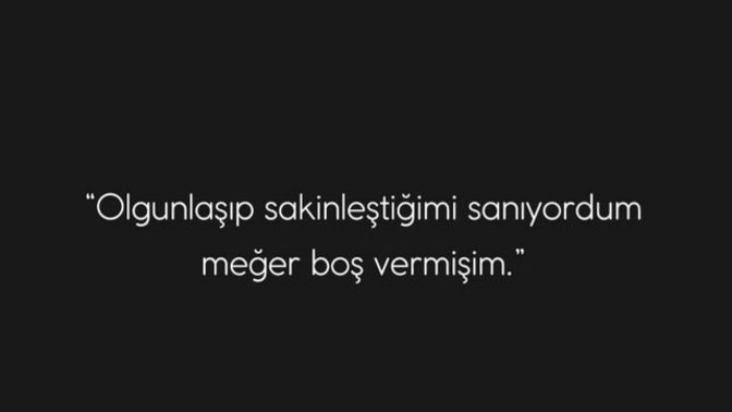Kendinize sunduğunuz en büyük hediye nedir?