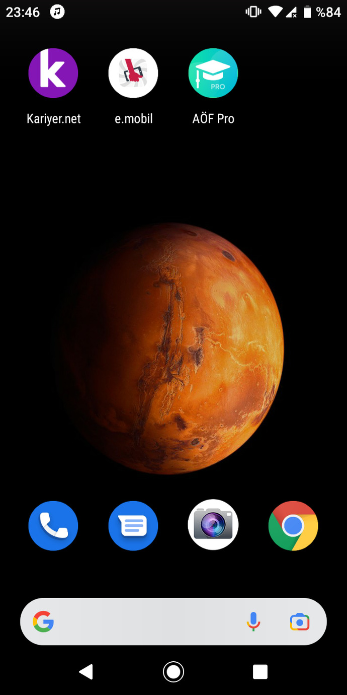 Telefonunuzun arka plan fotosu nedir?