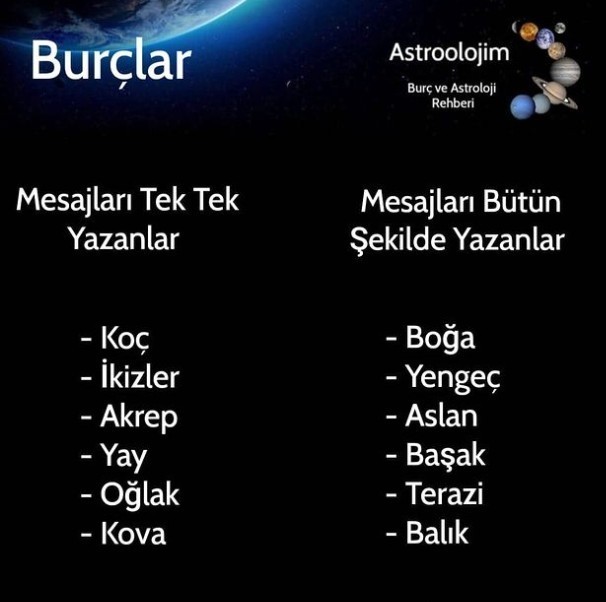 Senin burcun hangi tarafta?