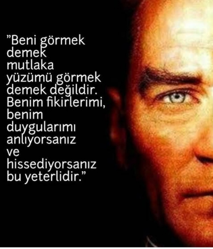 Ey atam rahat uyu! Senin duygularını düşüncelerini her zerresinde hisseden nice insanlar var.