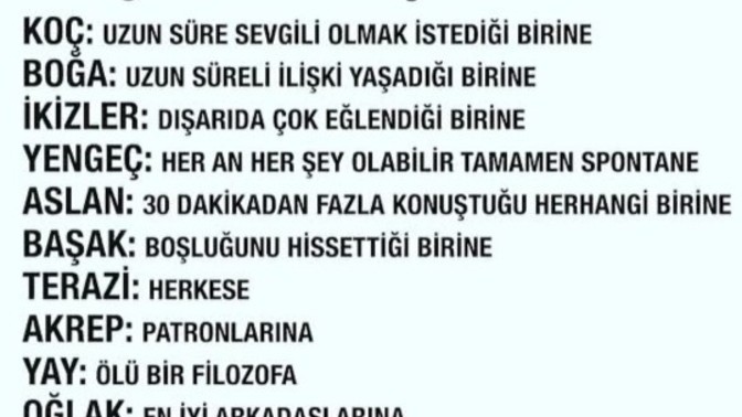 Kime aşık olursunuz?