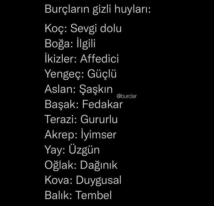 Senin gizli ve güzel huyun nedir?