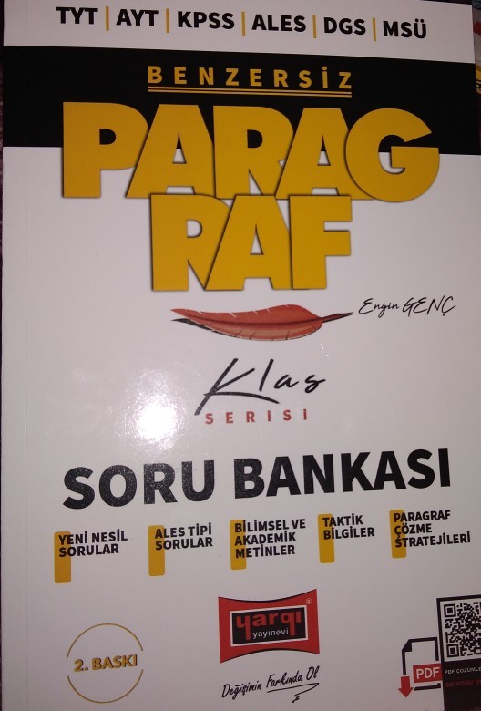 YKS için paragraf kitabı alacağım, öneriniz bir kitap var mı?