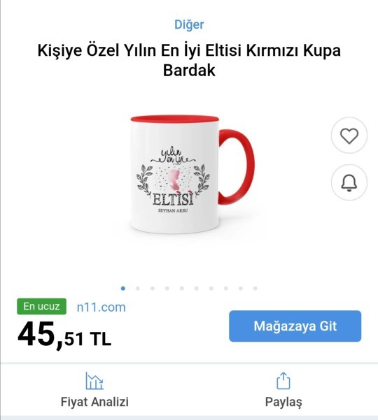 Eltiye hediye ne alınabilir?