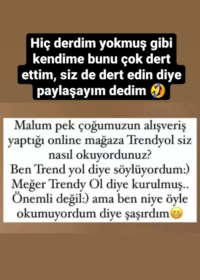 Bugün kendinize ne dert edindiniz?