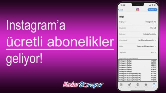 Instagram ücretli abonelikler geliyor! Abone olmak istediğiniz biri var mı?