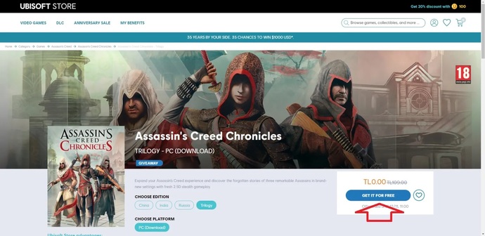 109 TLlik Assassins Creed oyunu ücretsiz oldu! Oyunu yüklemeyi düşünüyor musunuz?
