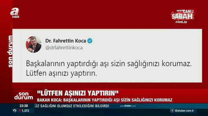 18 yaş üzerindeki herkes hatırlatma dozu aşılarını yaptırabilecek. Hatırlatma dozu olacak mısınız?