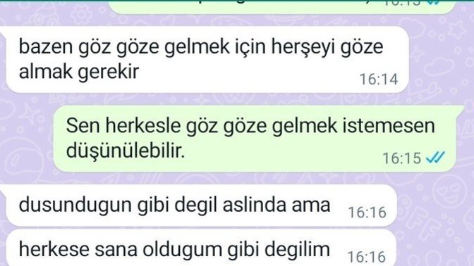 Haklı mı? Bazı şeyler göze alınmalı mı?