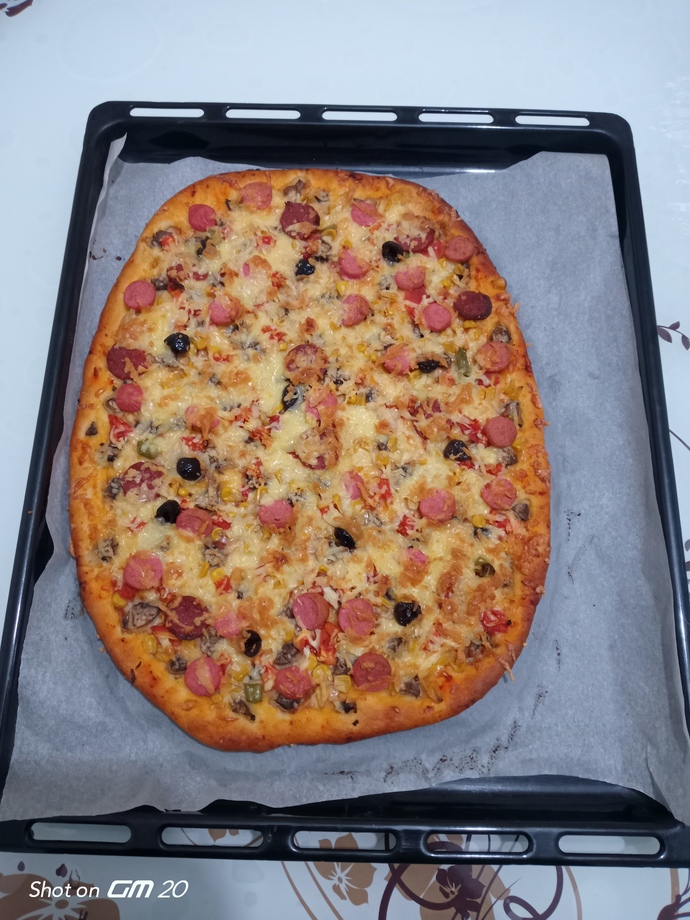 Pizza yaptım nasıl olmuş?