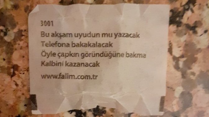 Sakızdan çıkan falları merak edip okur musunuz?
