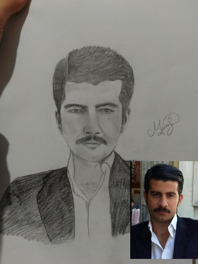 Abimi çizdim. Artılarım eksilerim neler sizce, beğendiniz mi?