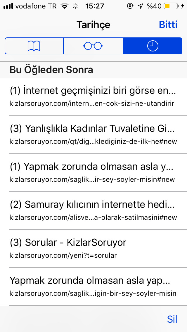 İnternet geçmişinizi biri görse en çok sizi ne utandırır?