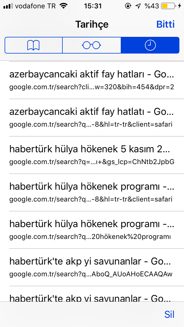 İnternet geçmişinizi biri görse en çok sizi ne utandırır?