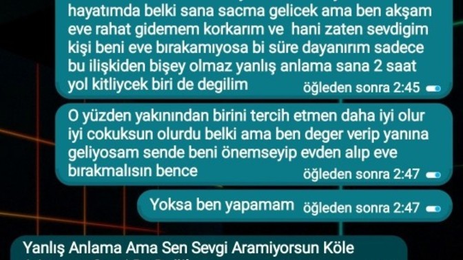 Köle mi arıyorum gercekten?
