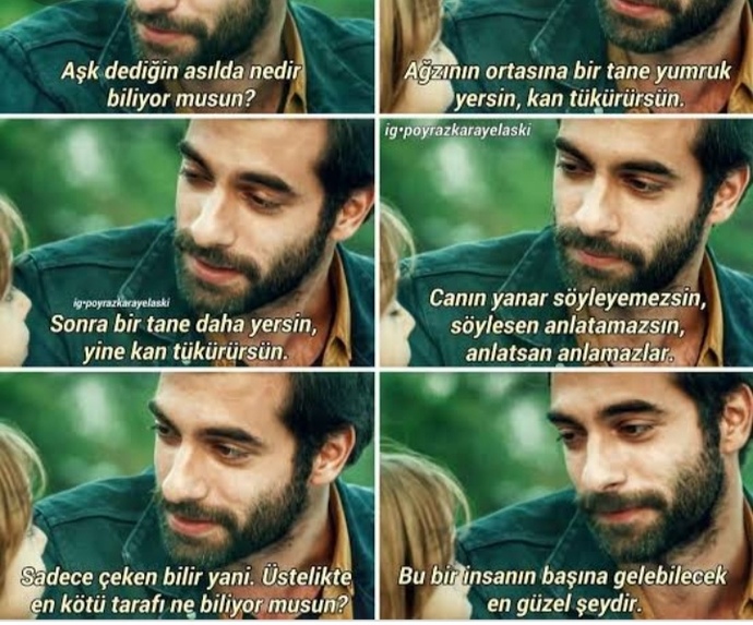 Senin için aşk nedir?
