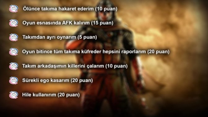 Ne kadar toksik oyuncusun?