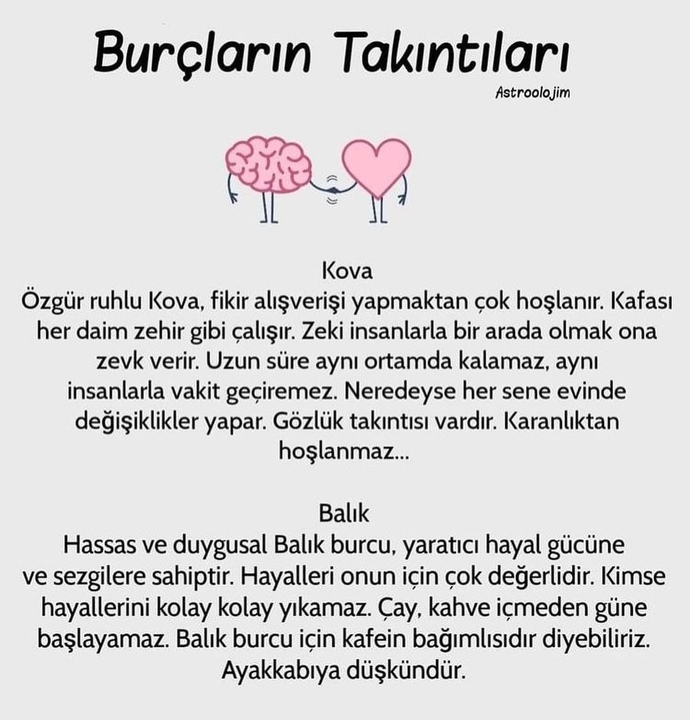 Burcunuzla ilgili aşağıda verilen bilgiler doğru mu, burcunuz nedir?