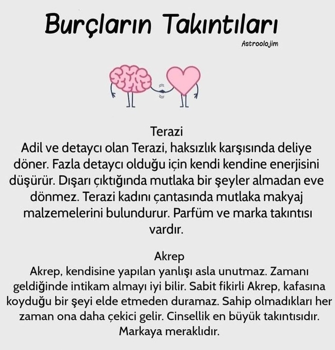 Burcunuzla ilgili aşağıda verilen bilgiler doğru mu, burcunuz nedir?