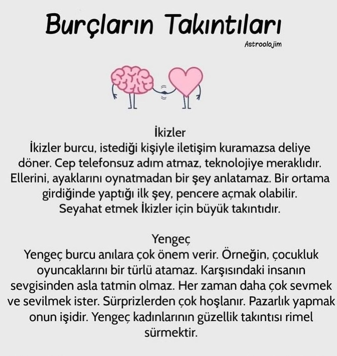 Burcunuzla ilgili aşağıda verilen bilgiler doğru mu, burcunuz nedir?