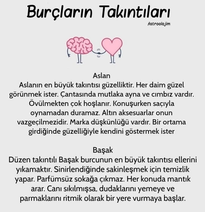 Burcunuzla ilgili aşağıda verilen bilgiler doğru mu, burcunuz nedir?