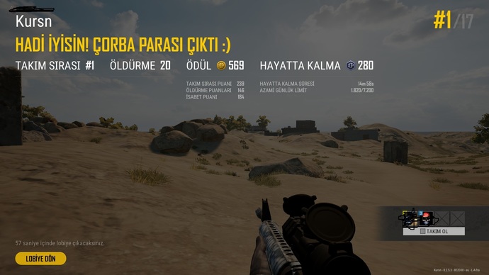 Pubg kill rekorunuz nedir?