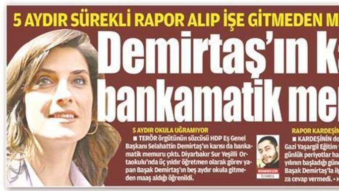 Demirtaşın Karısı Bankamatik Memuru Çıktı Ne Düşünüyorsunuz?
