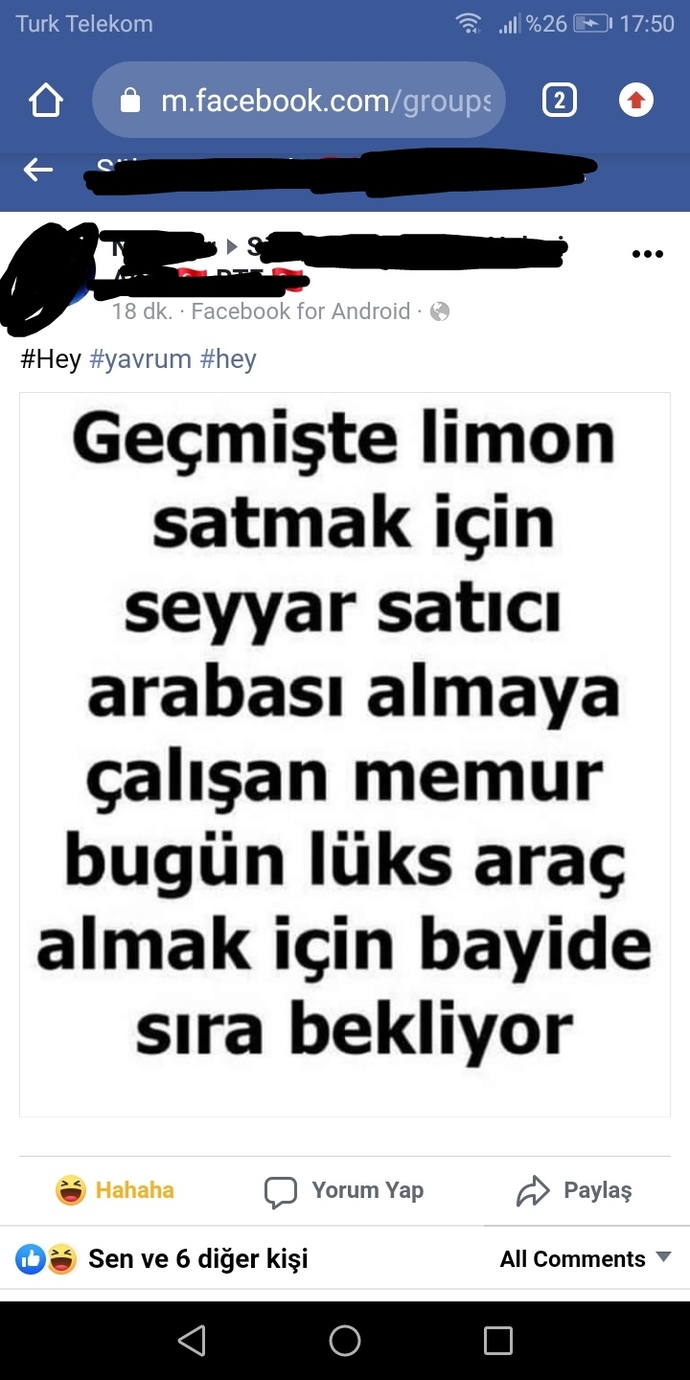 Bu gönderi hakkında ne düşünüyorsunuz? Ben bayağı güldüm akşam akşam, bunlar hangi ülkede yaşıyor Allah aşkına yoksa biz mi körüz?