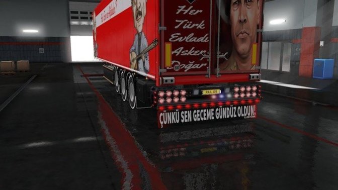Tır simülasyon oyununda arkaya hangi sözü yazdırmak isterdin :D?